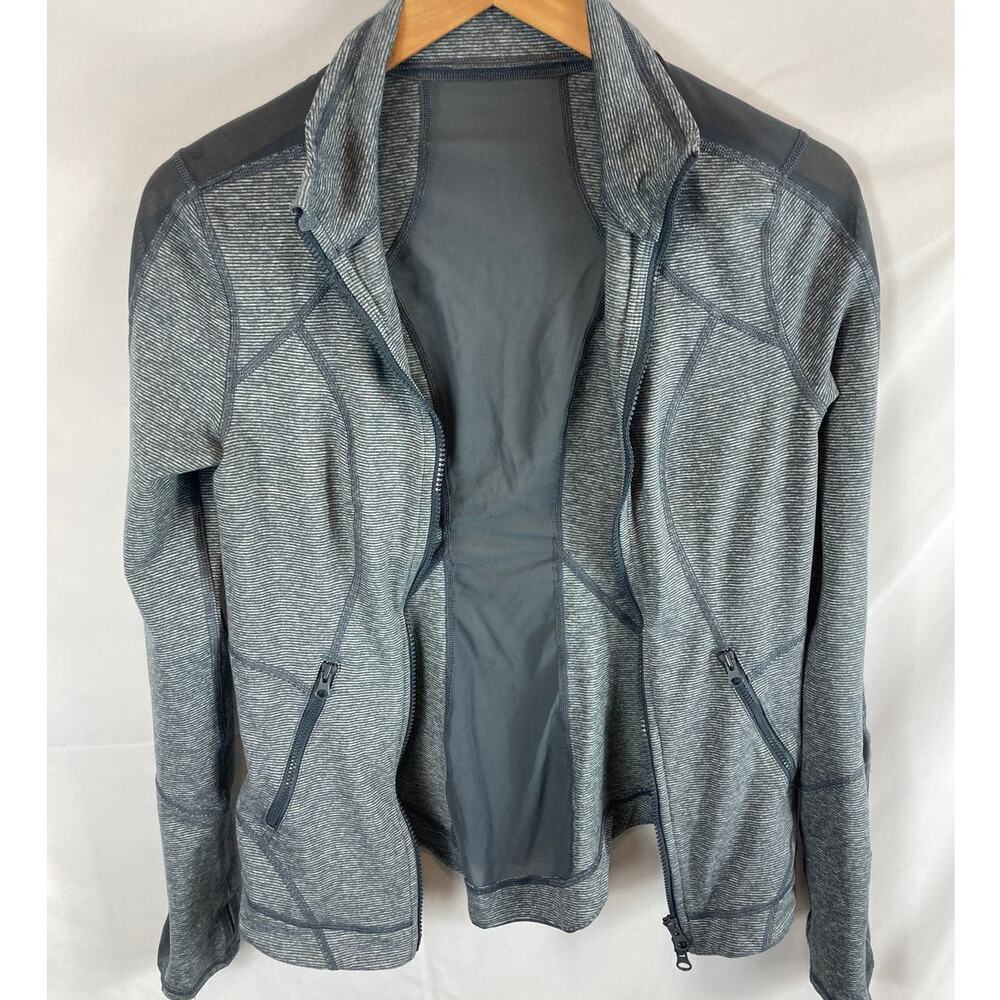Zella Athletic Zip Up Jacket Mesh detail Size XS